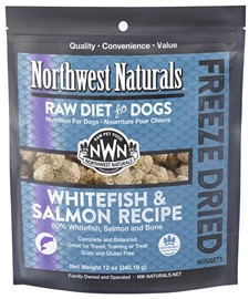NORTHWEST NATURALS 凍乾犬糧系列 - 白身魚 & 三文魚 12OZ