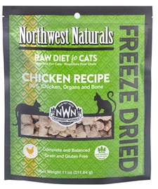 NORTHWEST NATURALS FREEZE DRIED DIETS FOR CATS -  CHICKEN 11OZ 