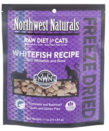NORTHWEST NATURALS FREEZE DRIED DIETS FOR CATS -  WHITEFISH 11OZ 
