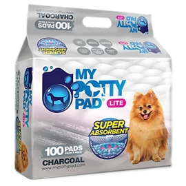 MY POTTY PAD LITE Pet Sheets - Charcoal 33 x 45 cm 100 pcs