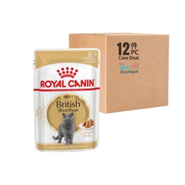 ROYAL CANIN BRITISH SHORT HAIR POUCH 85G  (1X12)