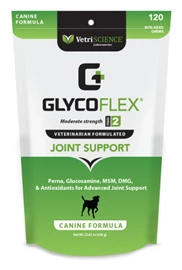 VETRISCIENCE GlycoFlex II 犬只關節補充咀嚼片 (120粒裝)