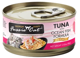 FUSSIE Cat Premium Tuna with Ocean Fish Formula in Gravy 80g